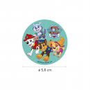 6 Essbare Muffin- & Cupcake-Aufleger "Paw Patrol", 5,8 cm